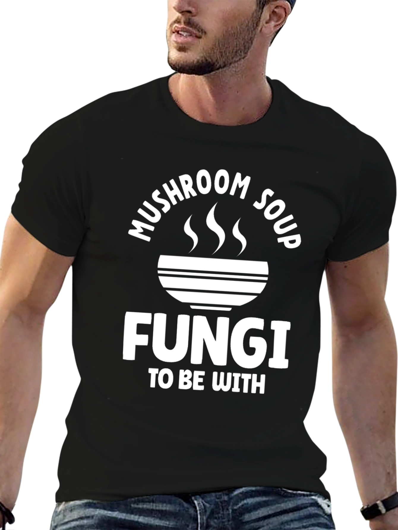Mushroom Soup Fungi T-Shirt -  Funny Graphic Tee