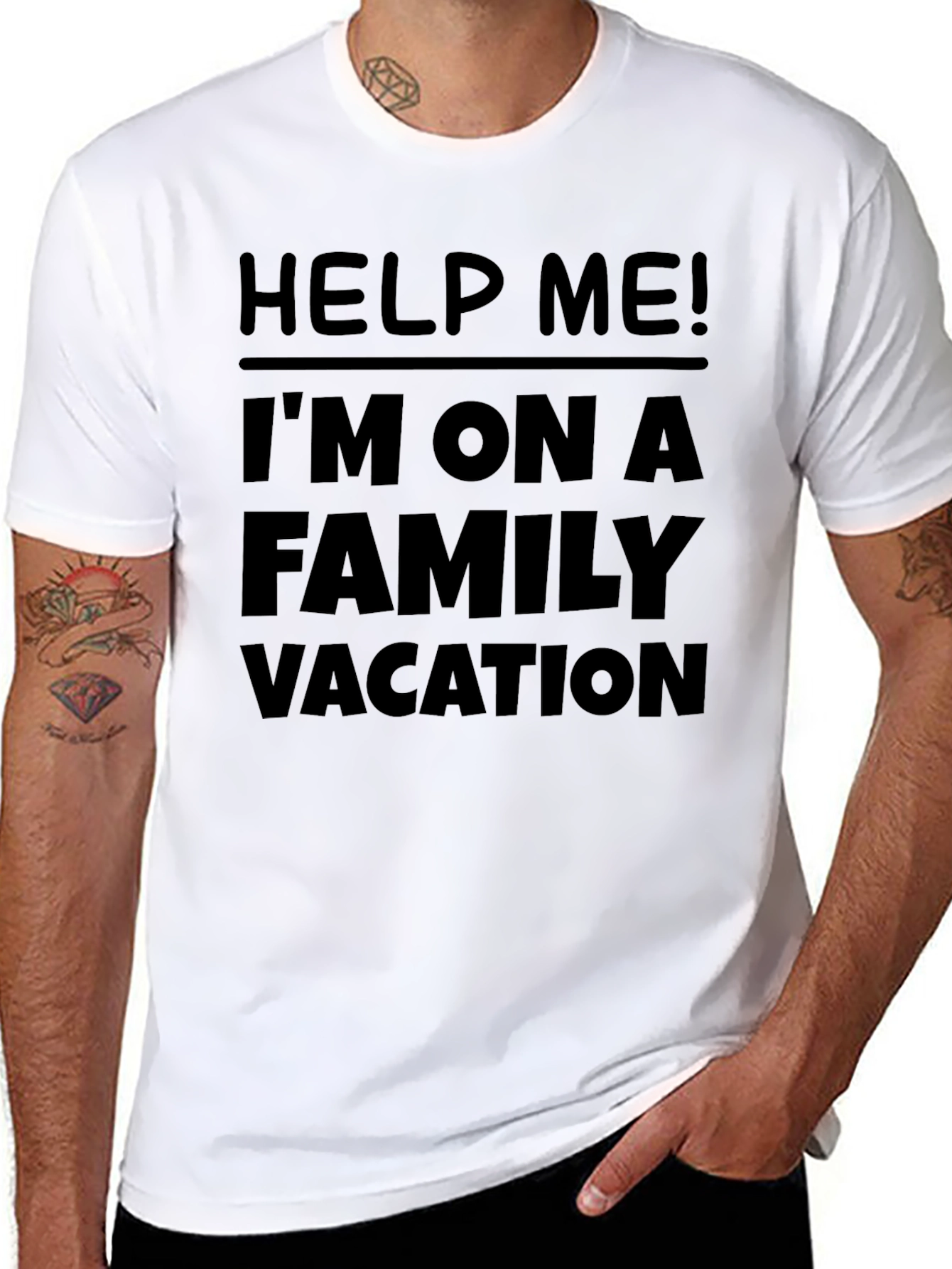 Help Me! Family Vacation T-Shirt