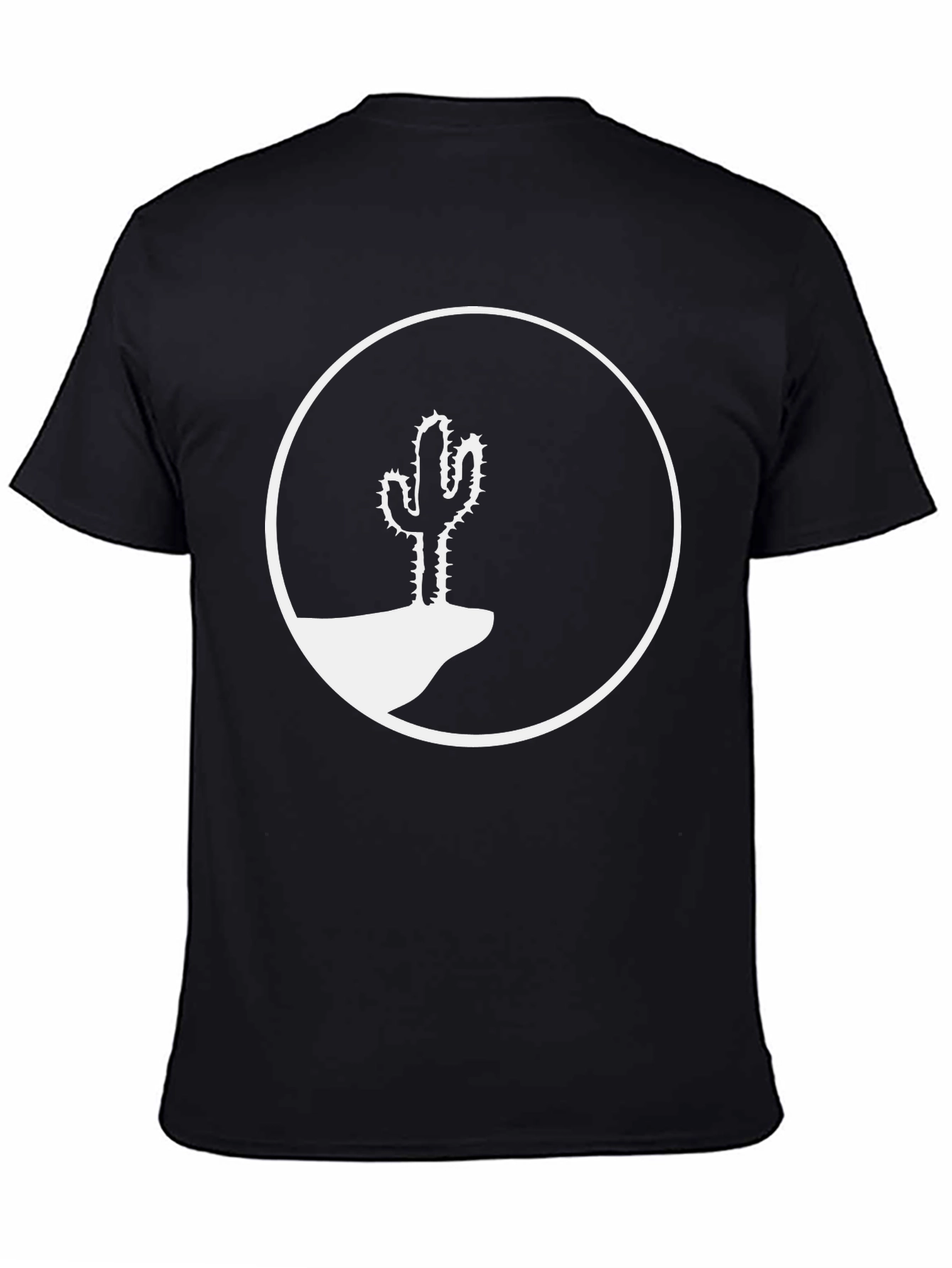 Cactus Silhouette Graphic Tee - Western Style Shirt