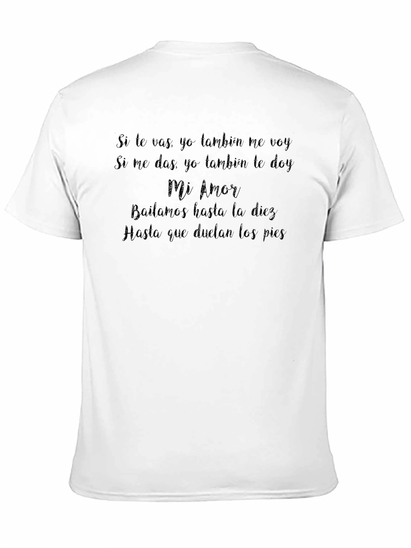Mi Amor T-Shirt - Spanish Love Song Tee
