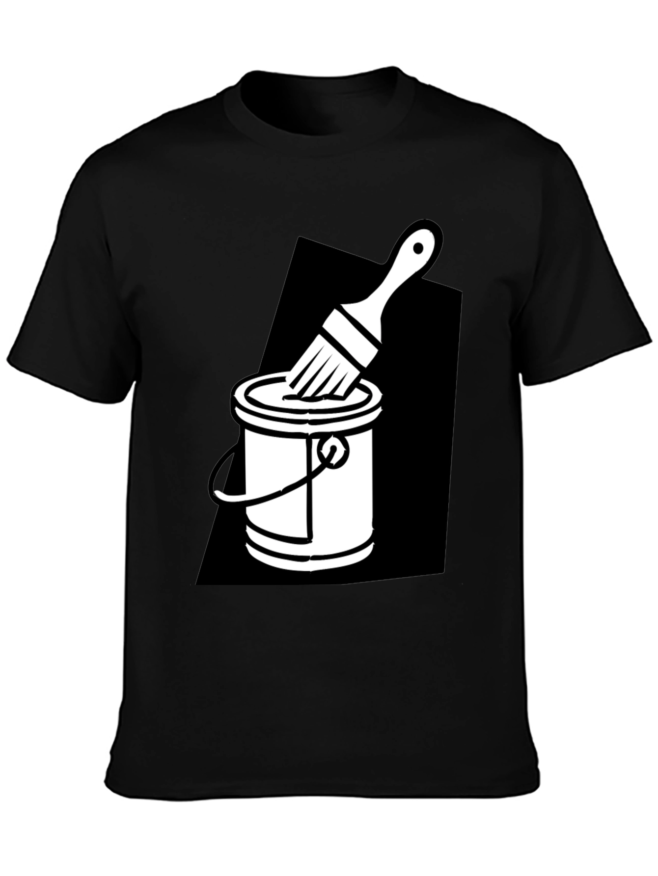Paint Bucket Brush Graphic T-Shirt