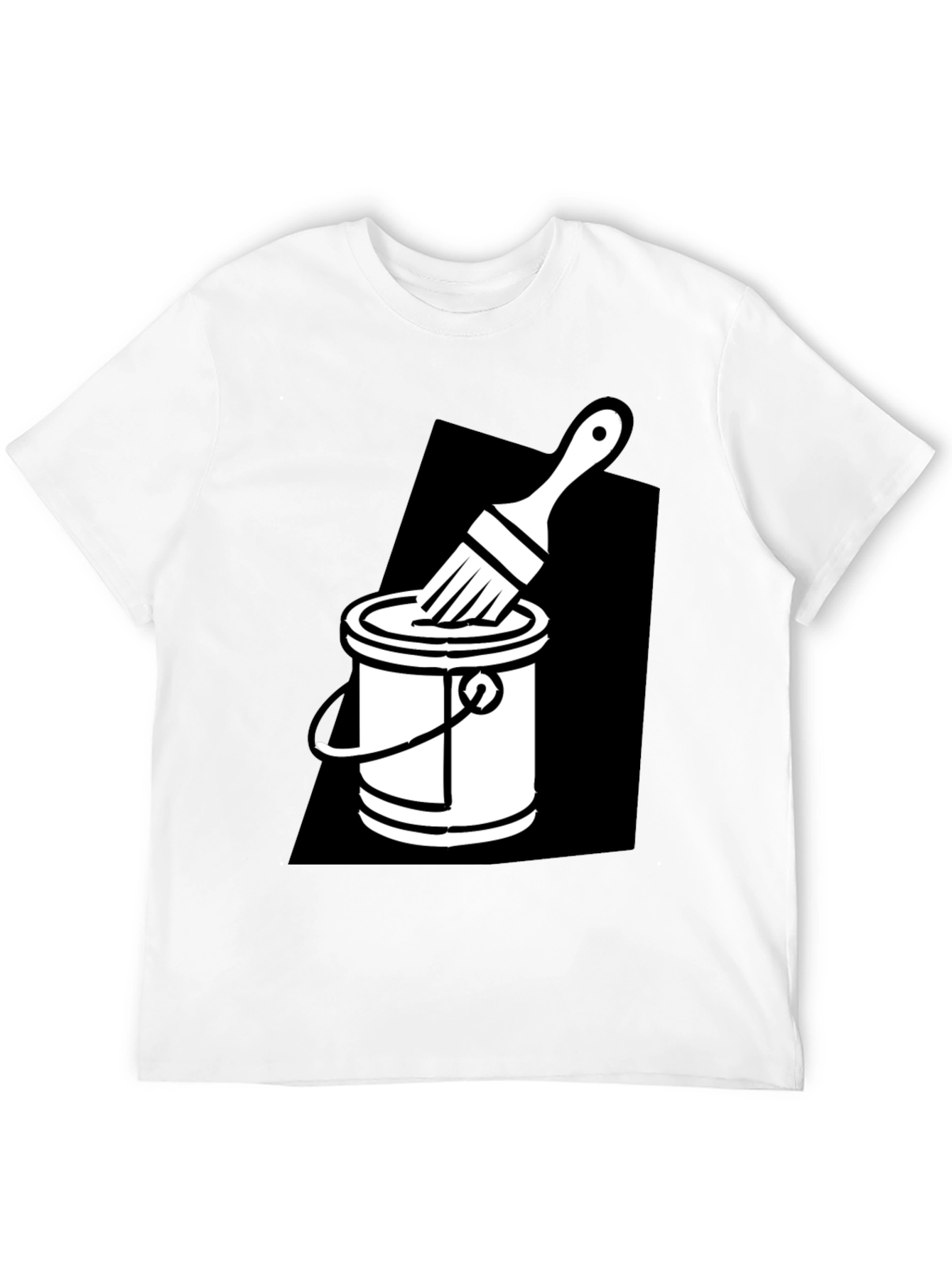 Paint Bucket Brush Graphic T-Shirt