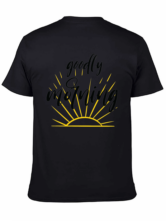 Goodly Morning Graphic Tee - Black T-Shirt
