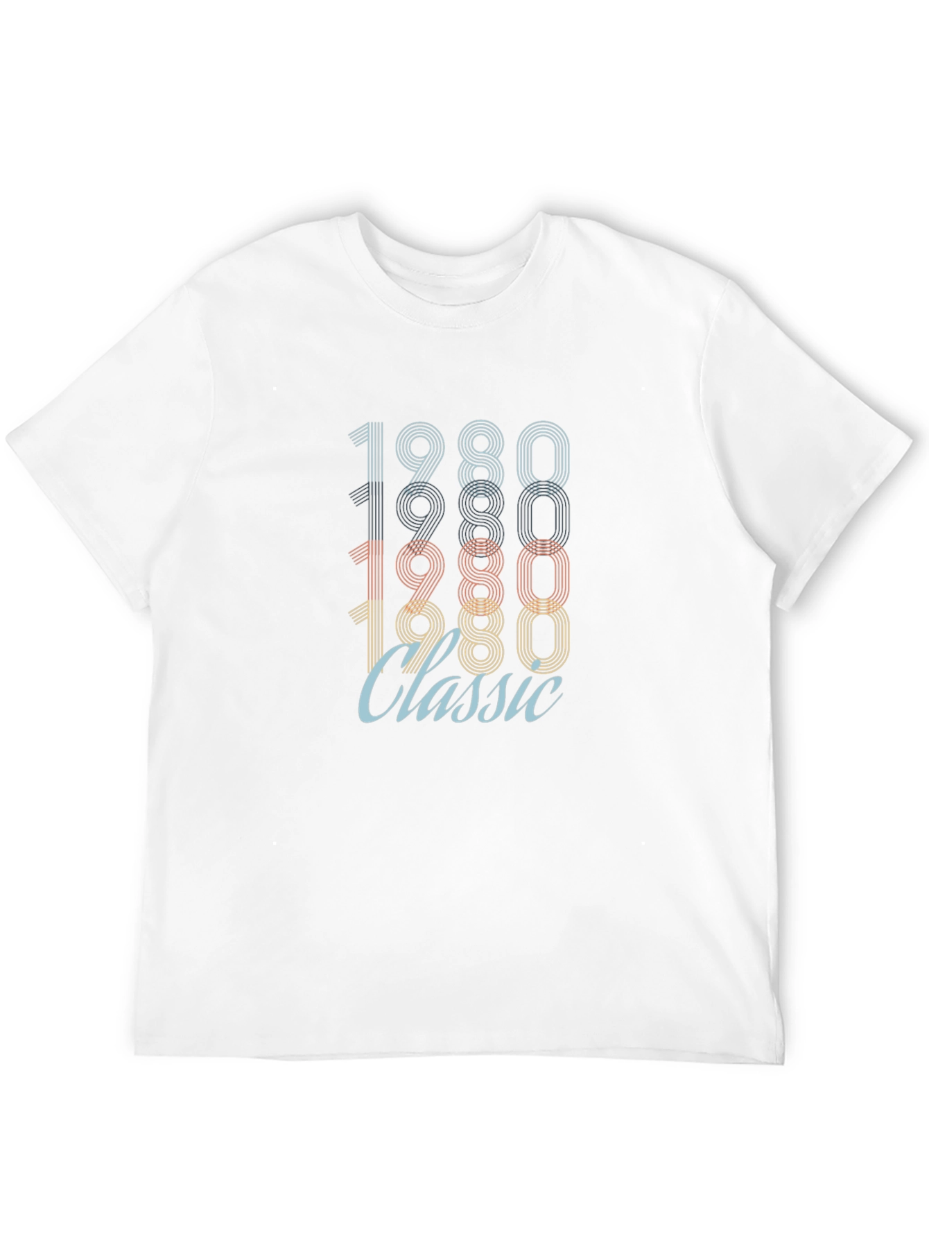 1980 Classic Retro Style Graphic T-Shirt