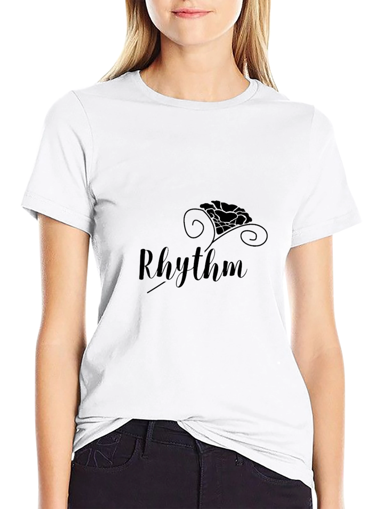 Rhythm Graphic Black T-Shirt - Modern Style