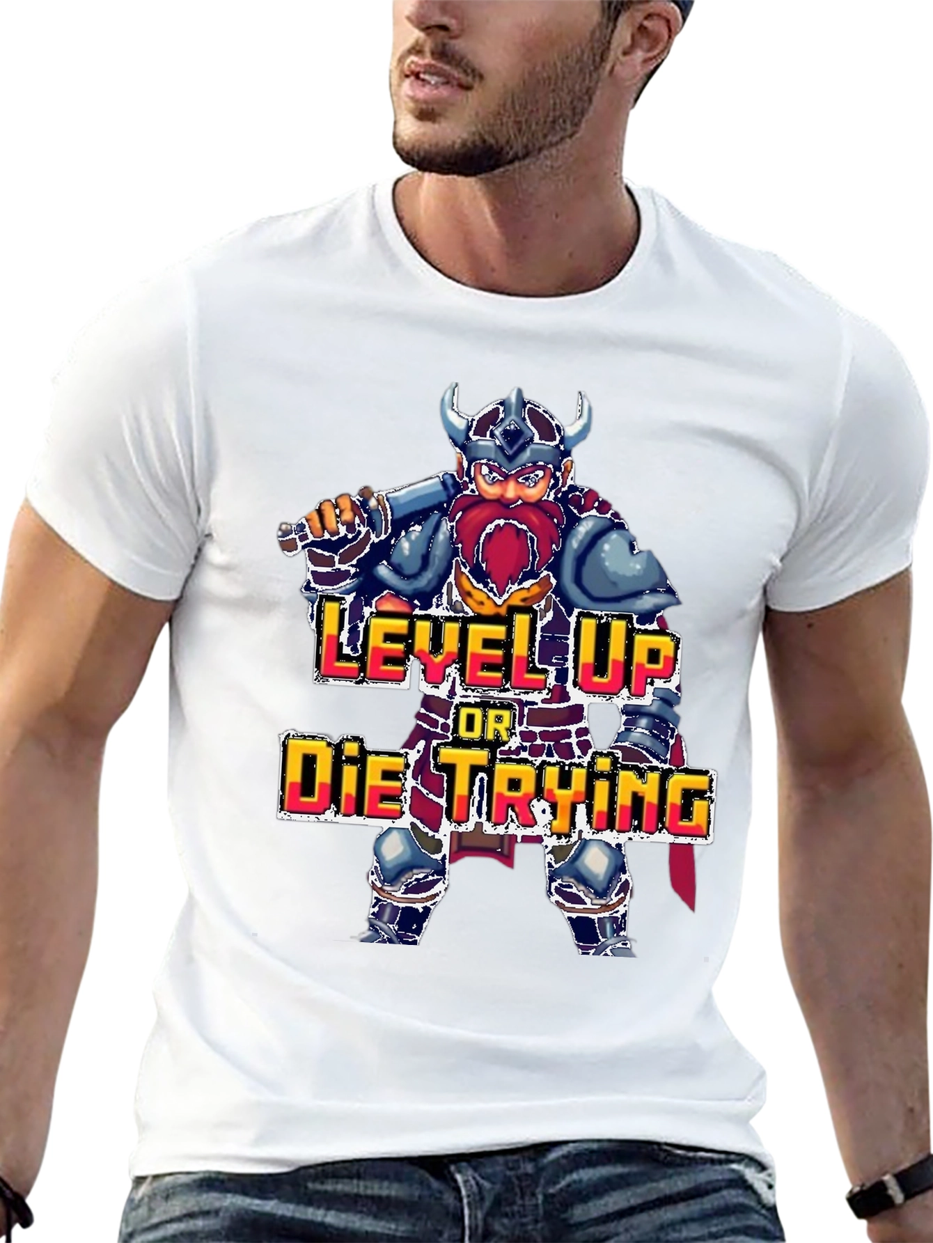 Level Up Or Die Trying Gaming T-Shirt