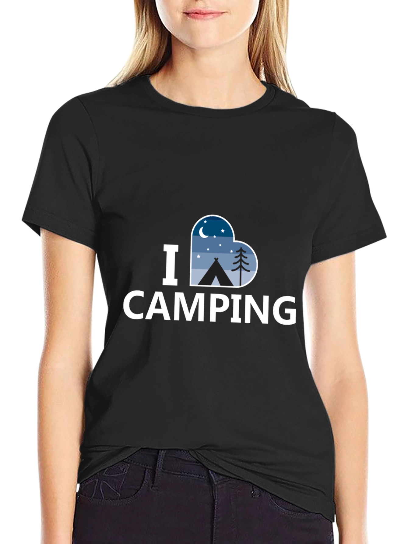 I Heart Camping Graphic Tee - Unisex