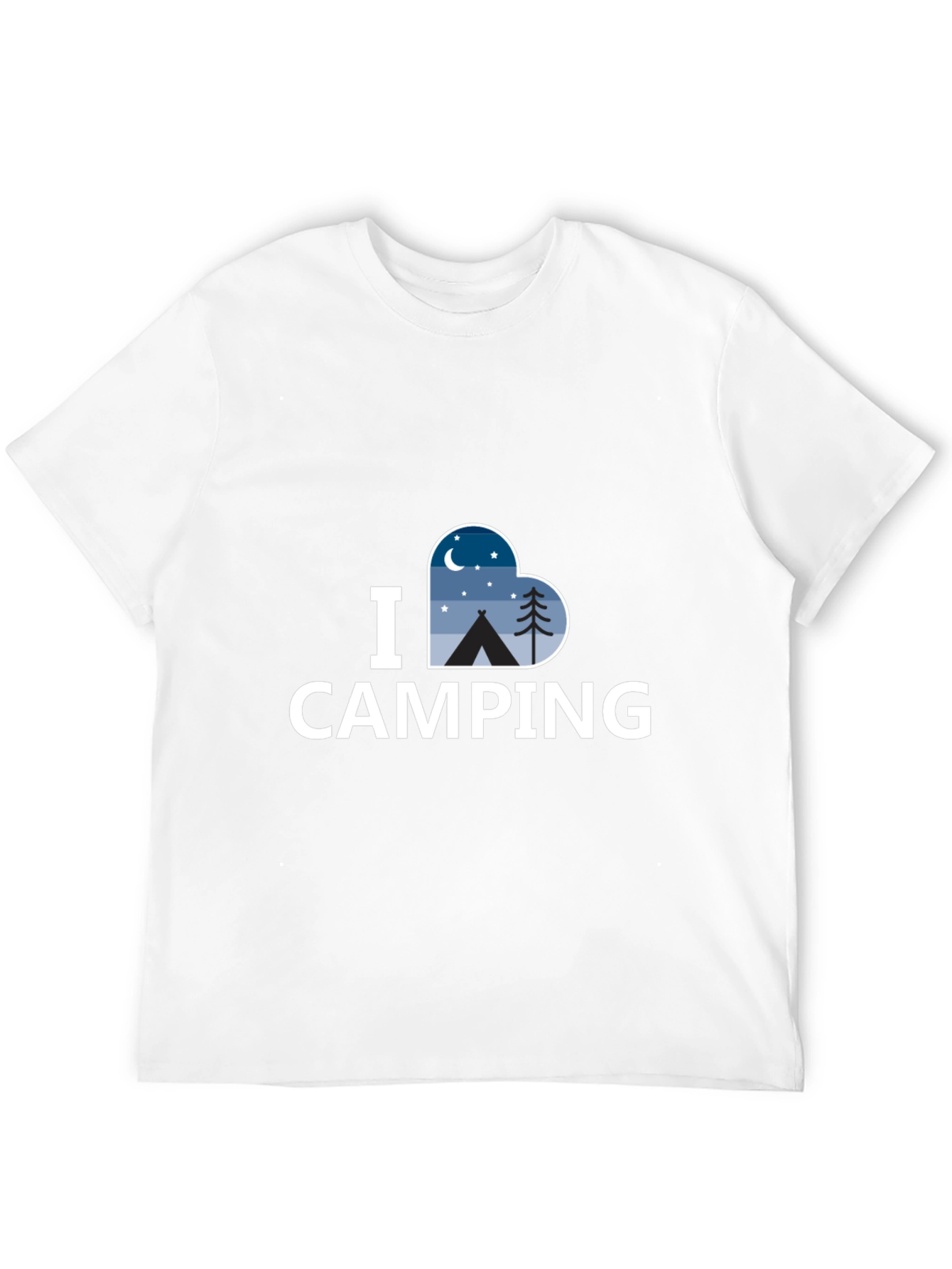 I Heart Camping Graphic Tee - Unisex