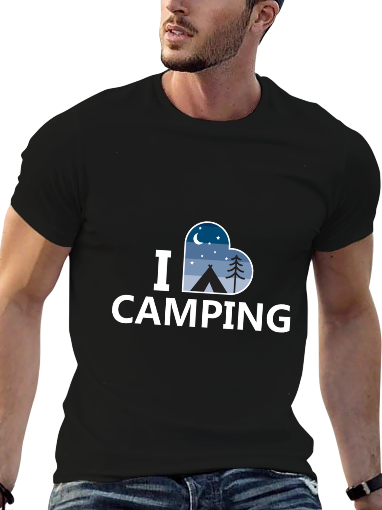 I Heart Camping Graphic Tee - Unisex