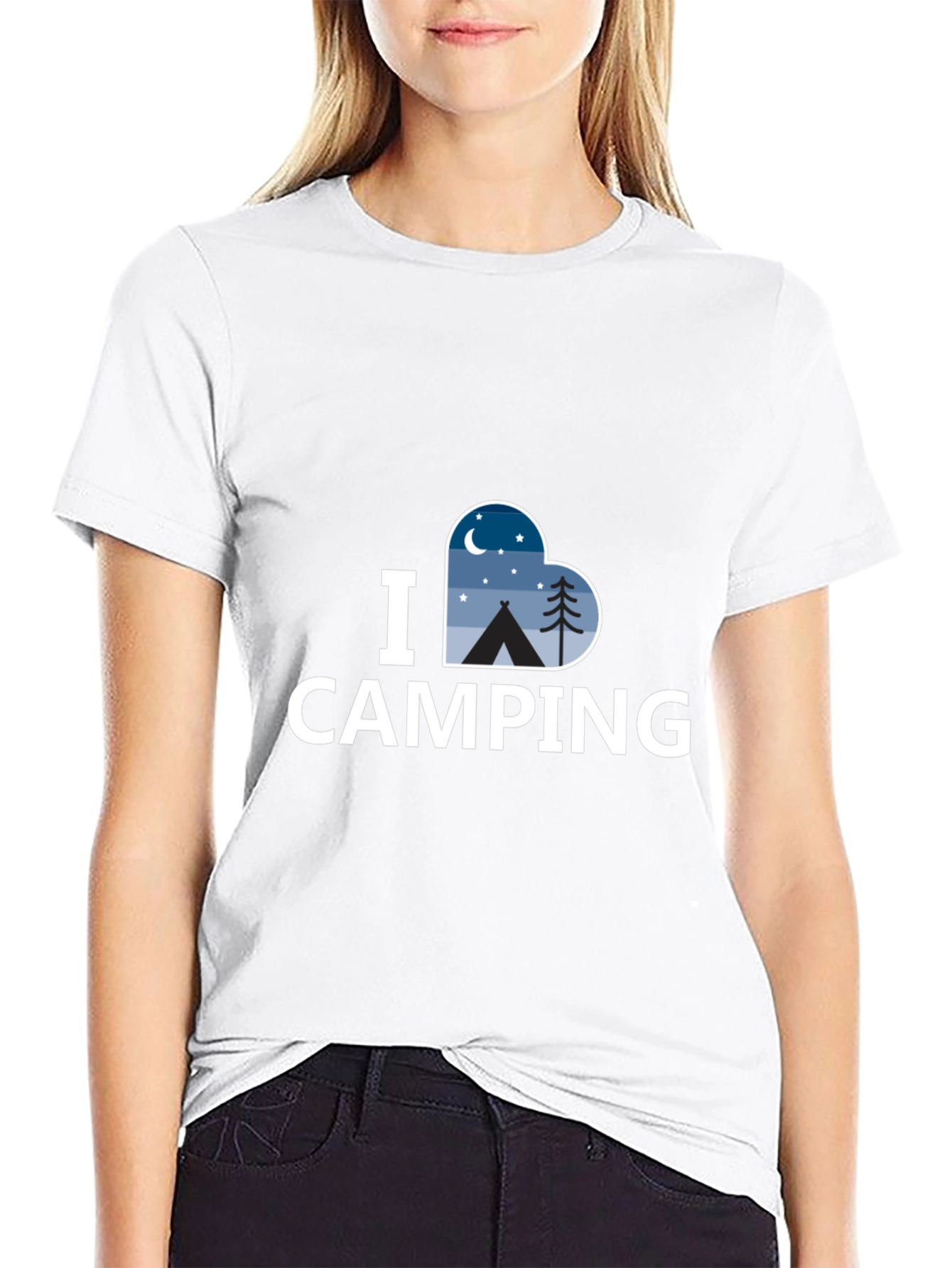 I Heart Camping Graphic Tee - Unisex
