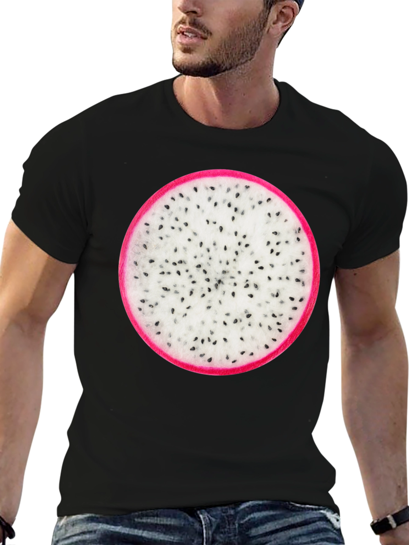 Dragon Fruit Graphic T-Shirt - Unique Food Tee