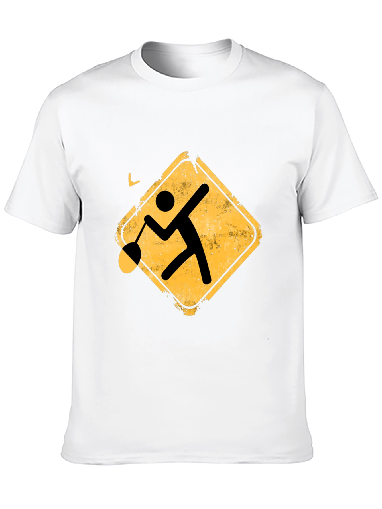 Demolition Man T-Shirt: Funny Stick Figure Wrecking Ball Tee
