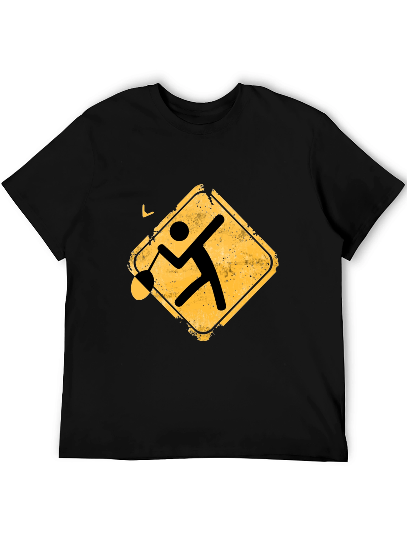 Demolition Man T-Shirt: Funny Stick Figure Wrecking Ball Tee