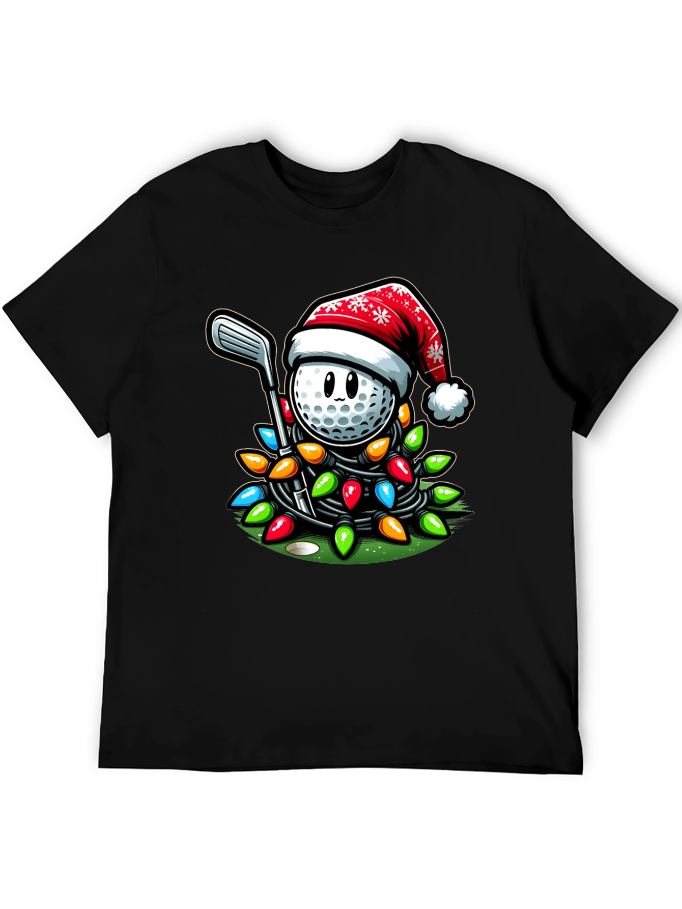 Festive Golf Ball Christmas T-Shirt