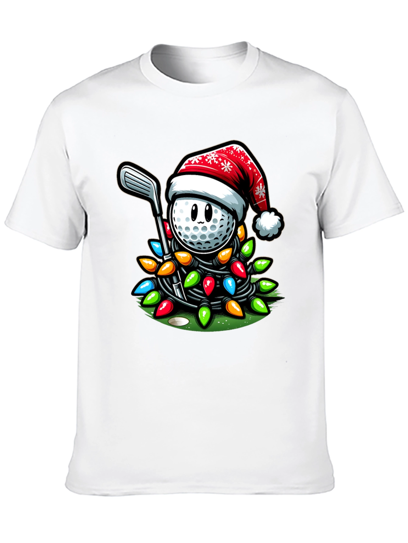 Festive Golf Ball Christmas T-Shirt