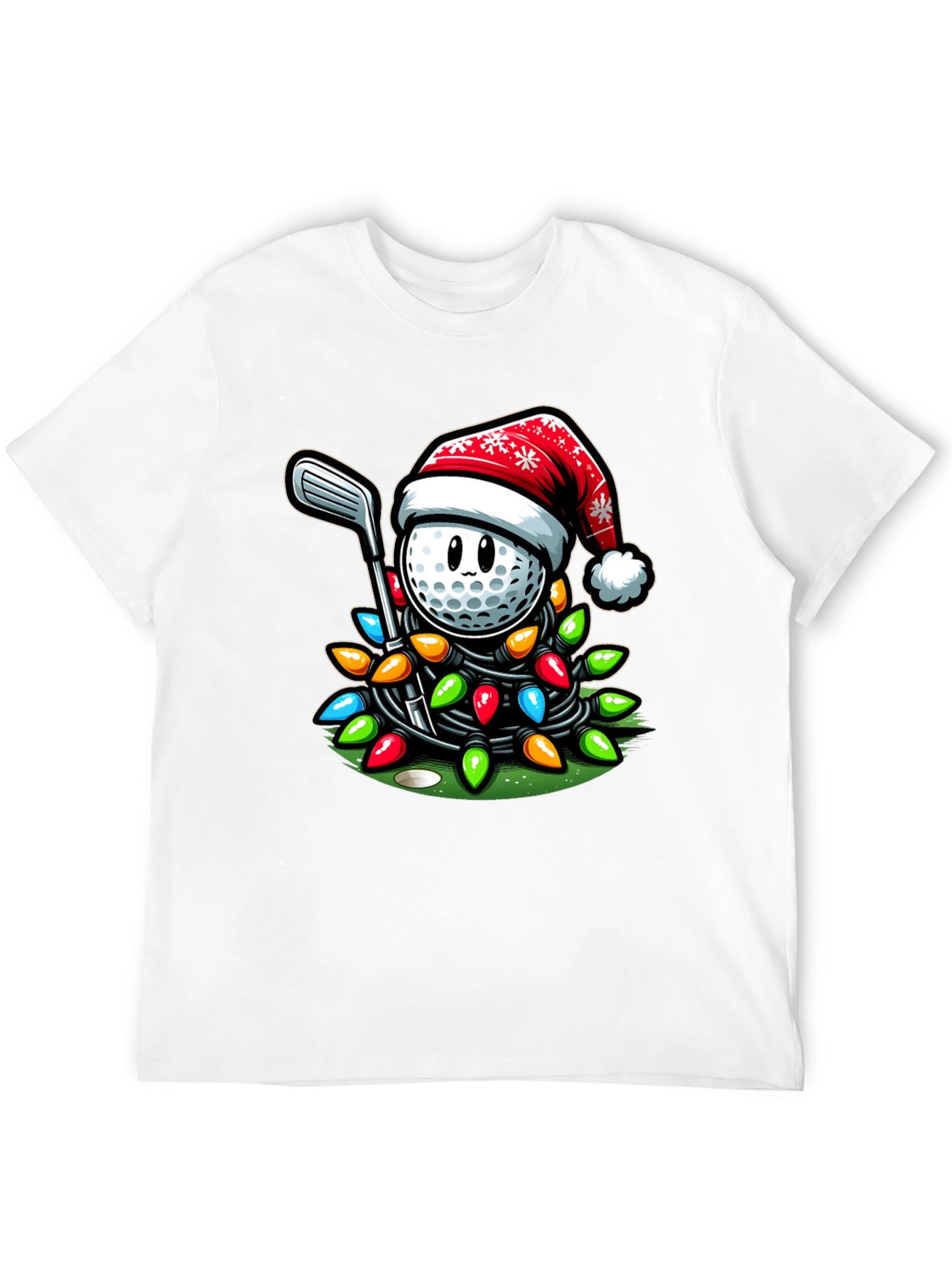 Festive Golf Ball Christmas T-Shirt