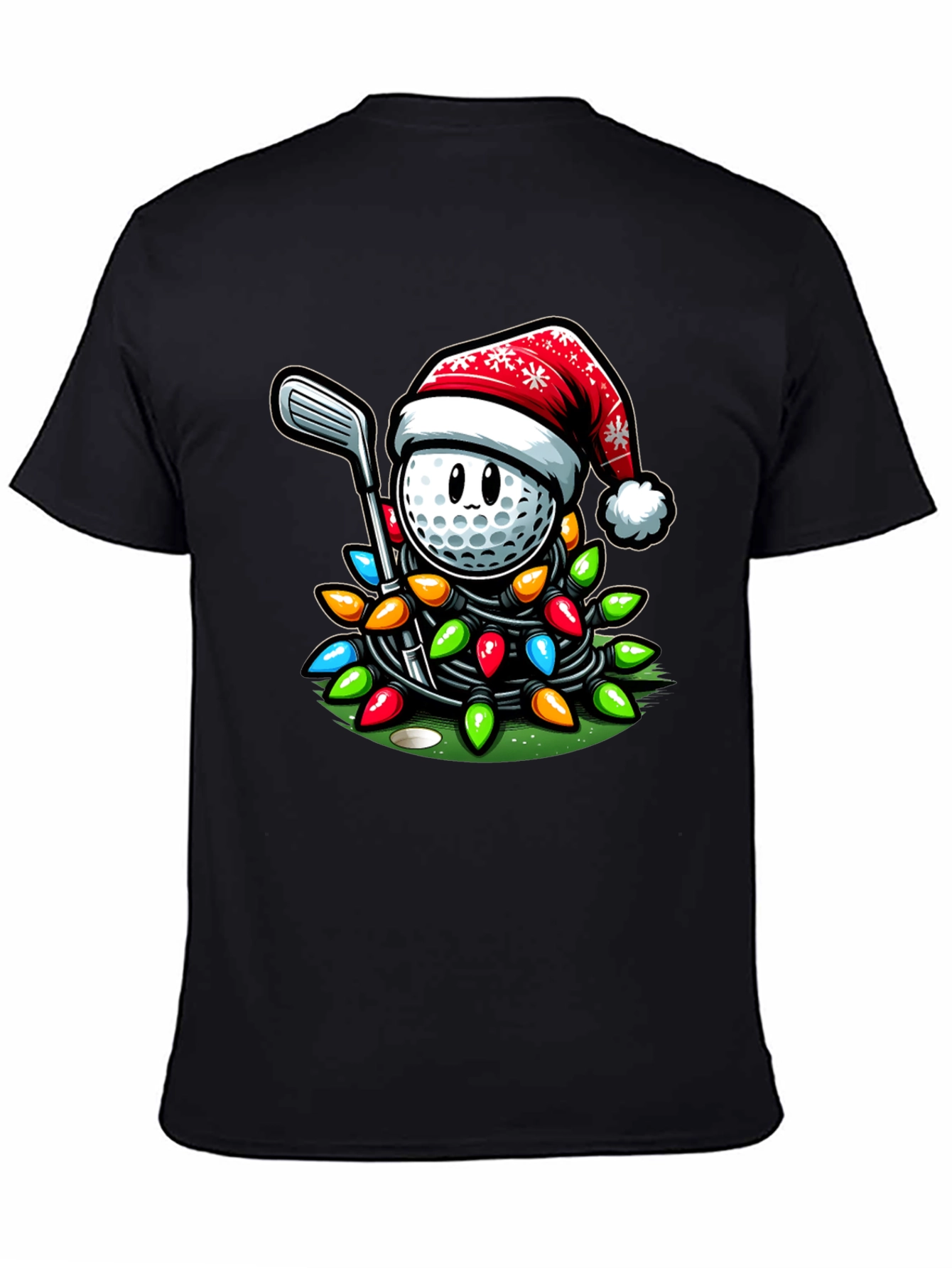 Festive Golf Ball Christmas T-Shirt