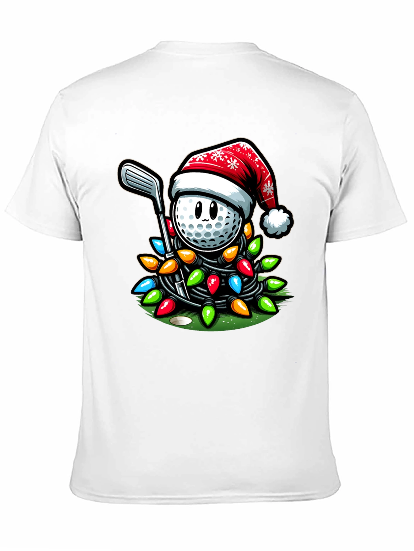 Festive Golf Ball Christmas T-Shirt