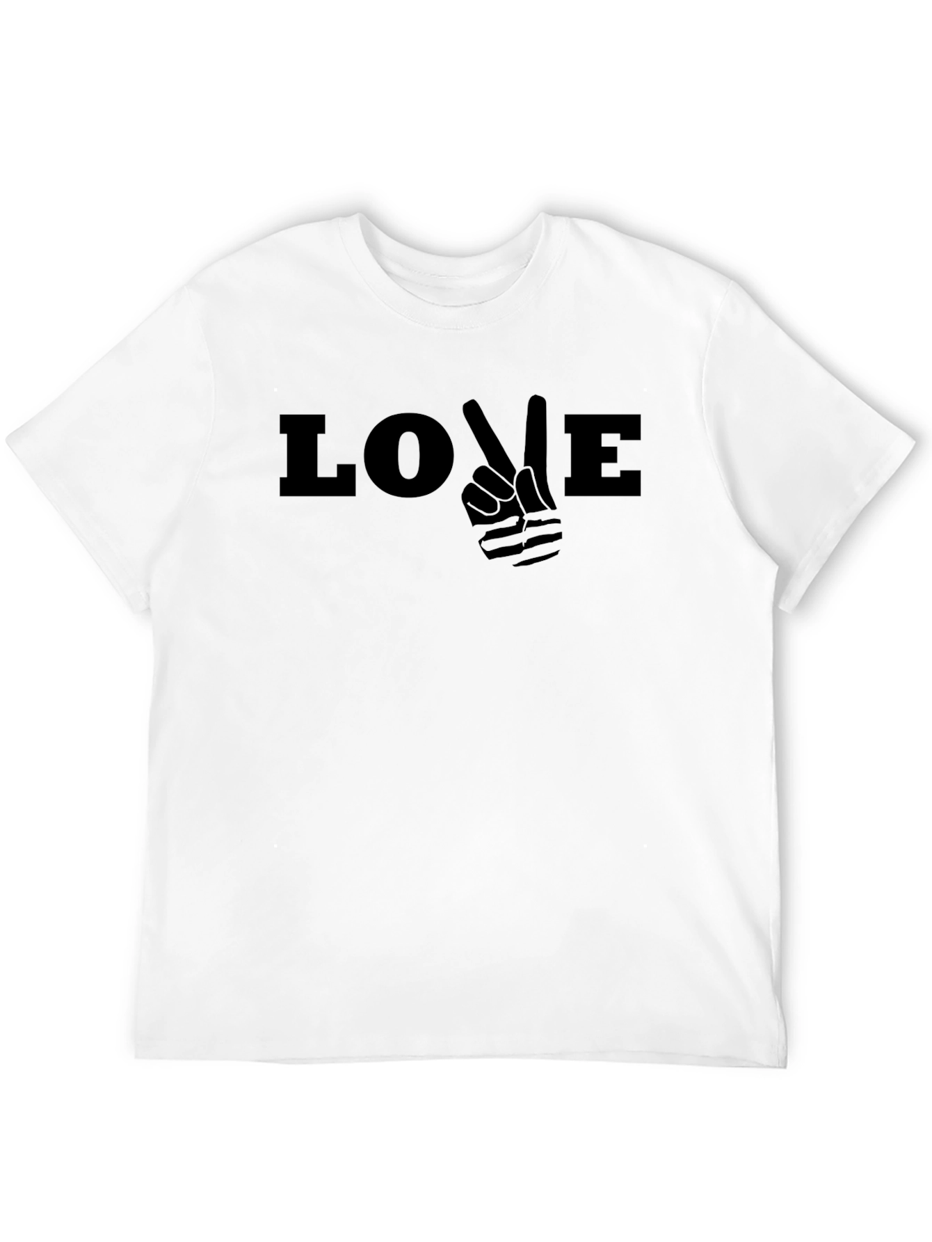 Love Peace Sign Graphic T-Shirt