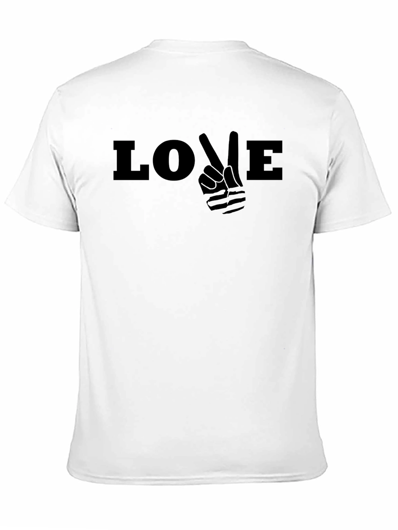 Love Peace Sign Graphic T-Shirt