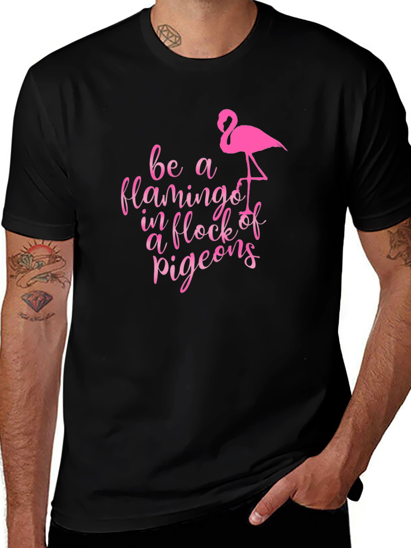 Be a Flamingo T-Shirt: Unique Graphic Tee