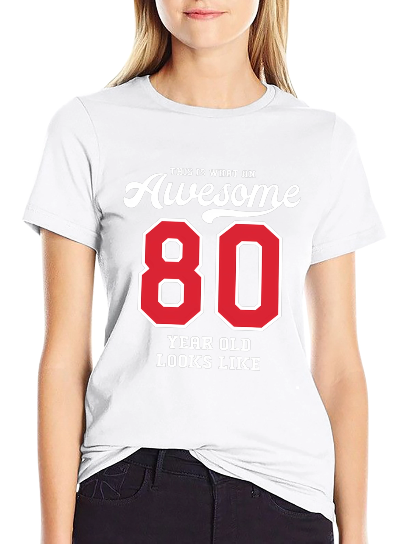 Awesome 80 Year Old T-Shirt - Birthday Gift