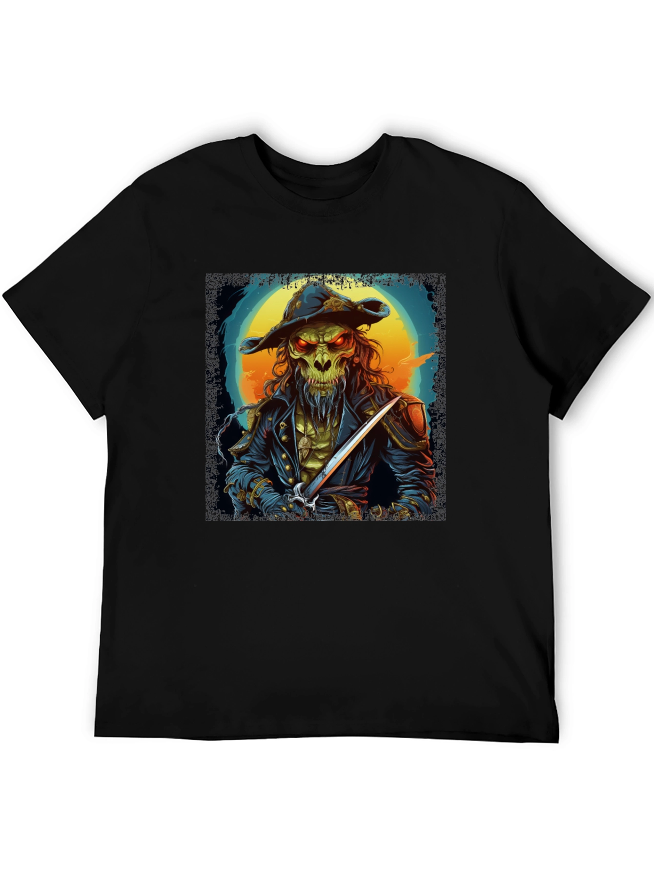 Skull Pirate T-Shirt - Unique Graphic Tee
