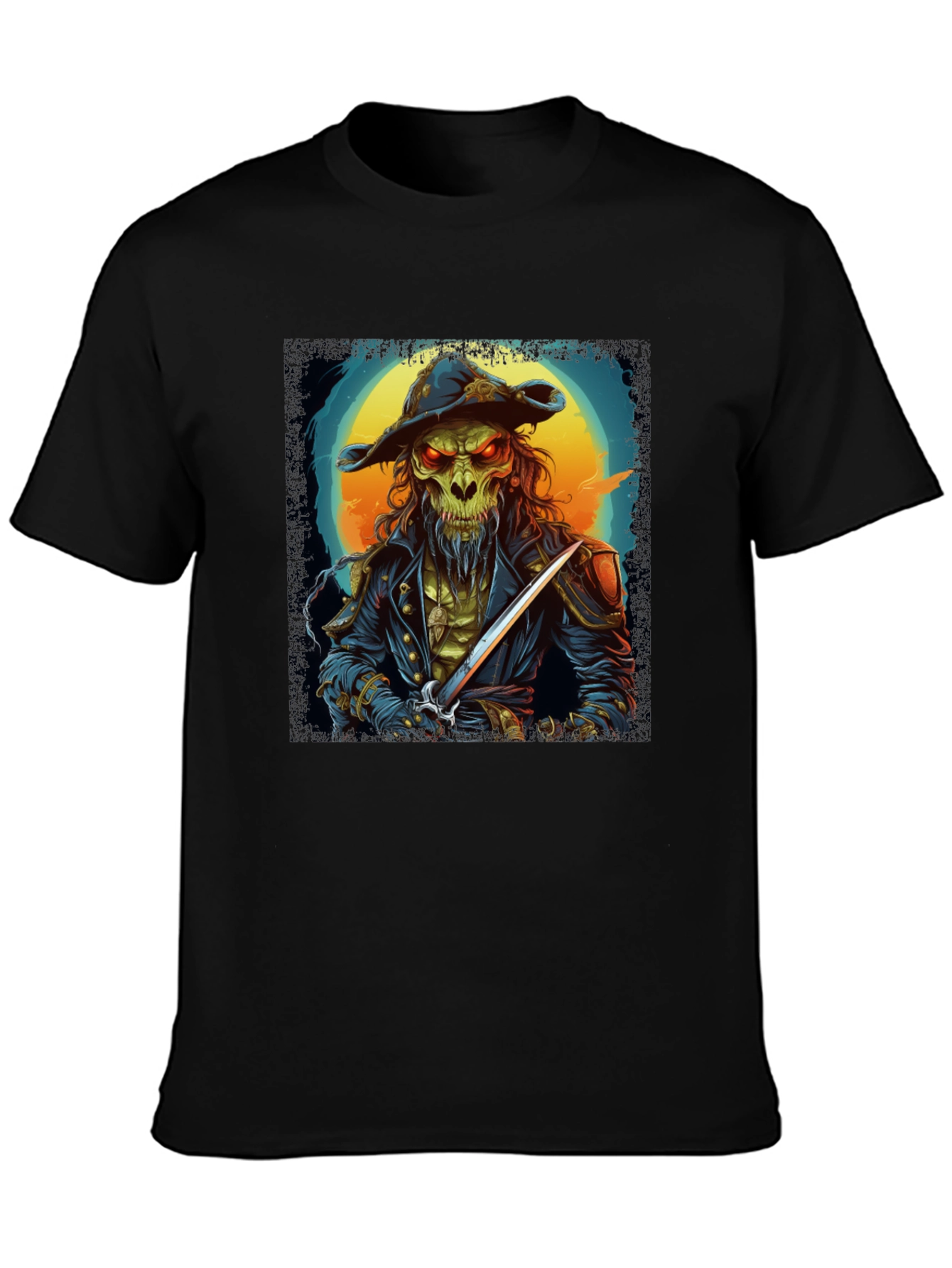 Skull Pirate T-Shirt - Unique Graphic Tee