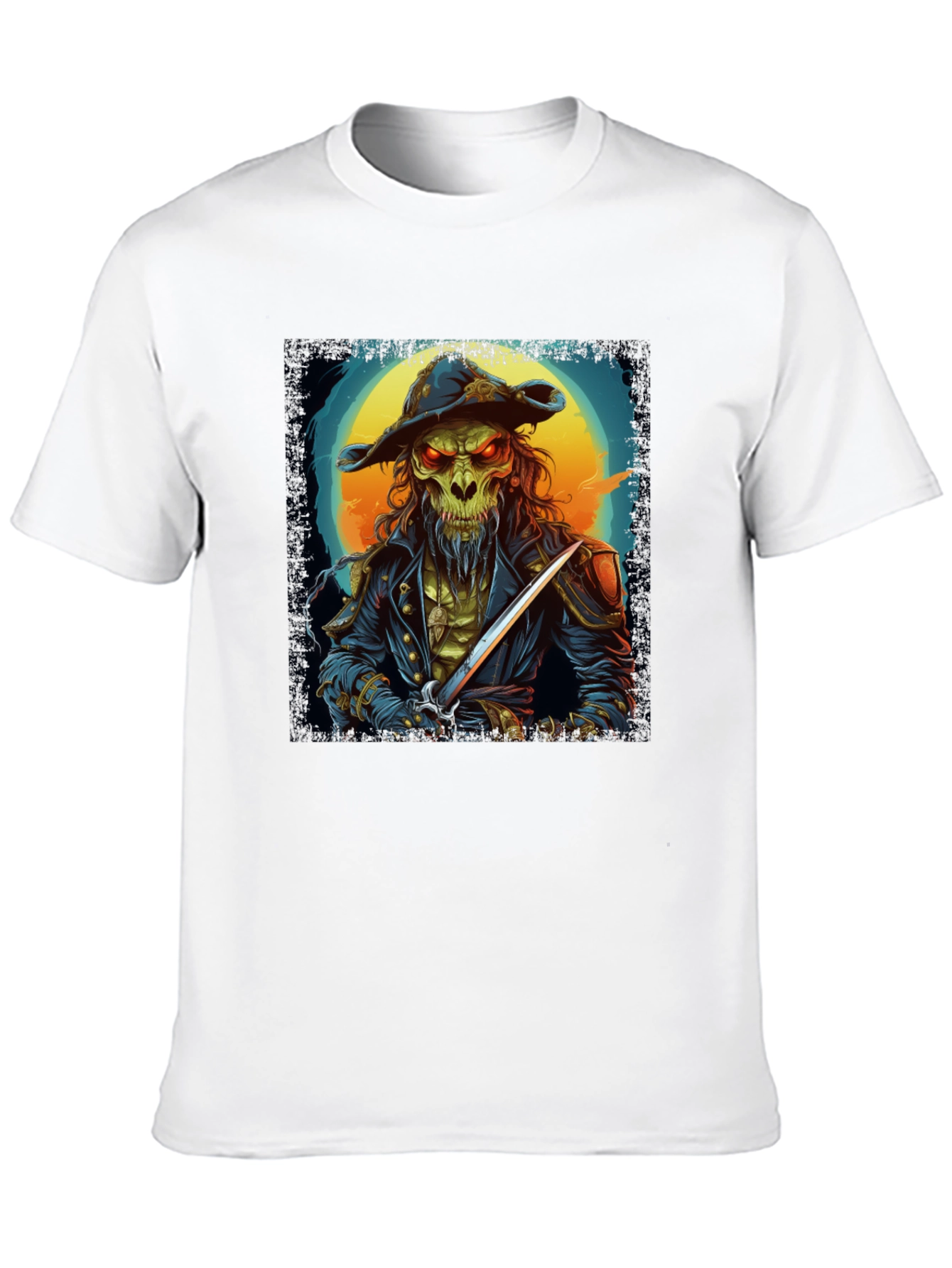 Skull Pirate T-Shirt - Unique Graphic Tee