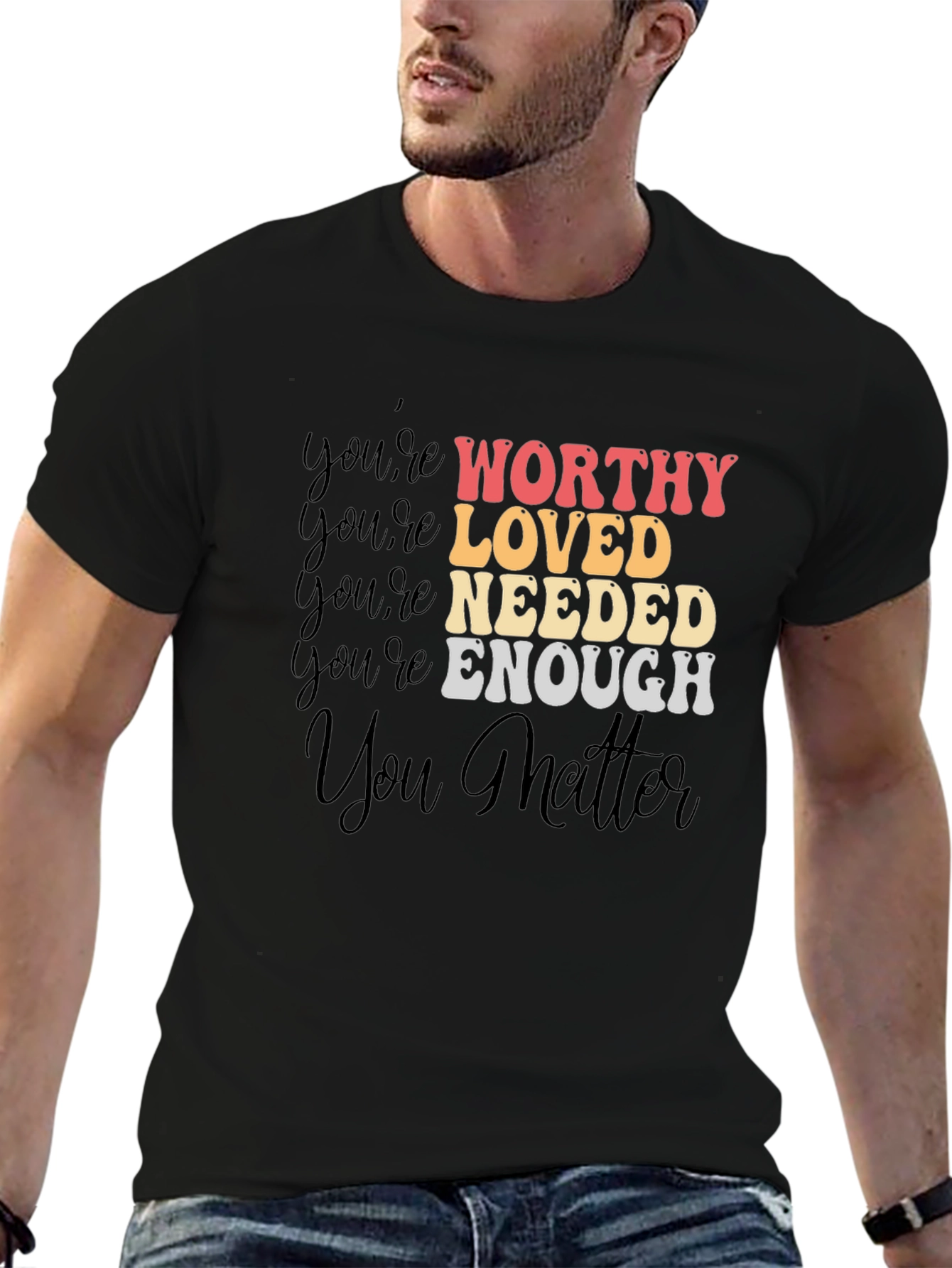Motivational Affirmation Graphic Tee