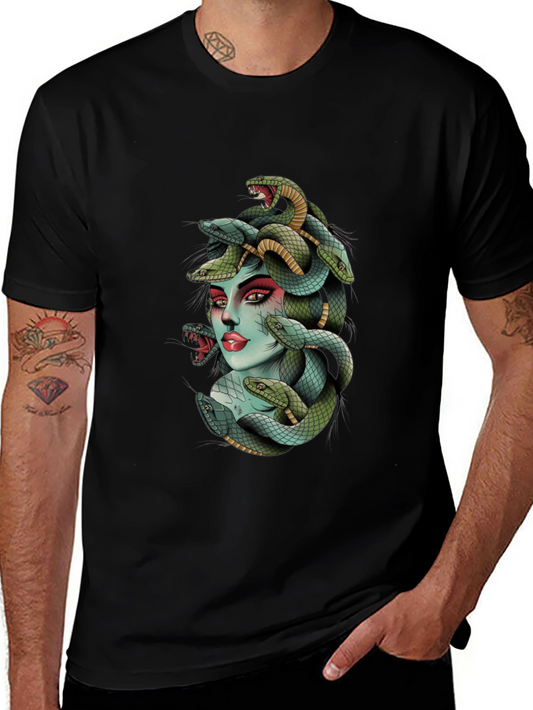 Medusa Graphic Tee - Serpent Style