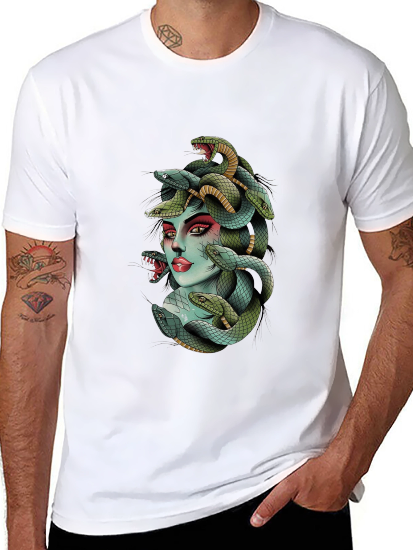 Medusa Graphic Tee - Serpent Style