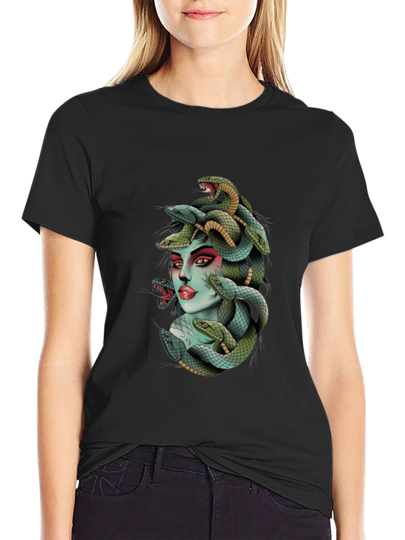 Medusa Graphic Tee - Serpent Style