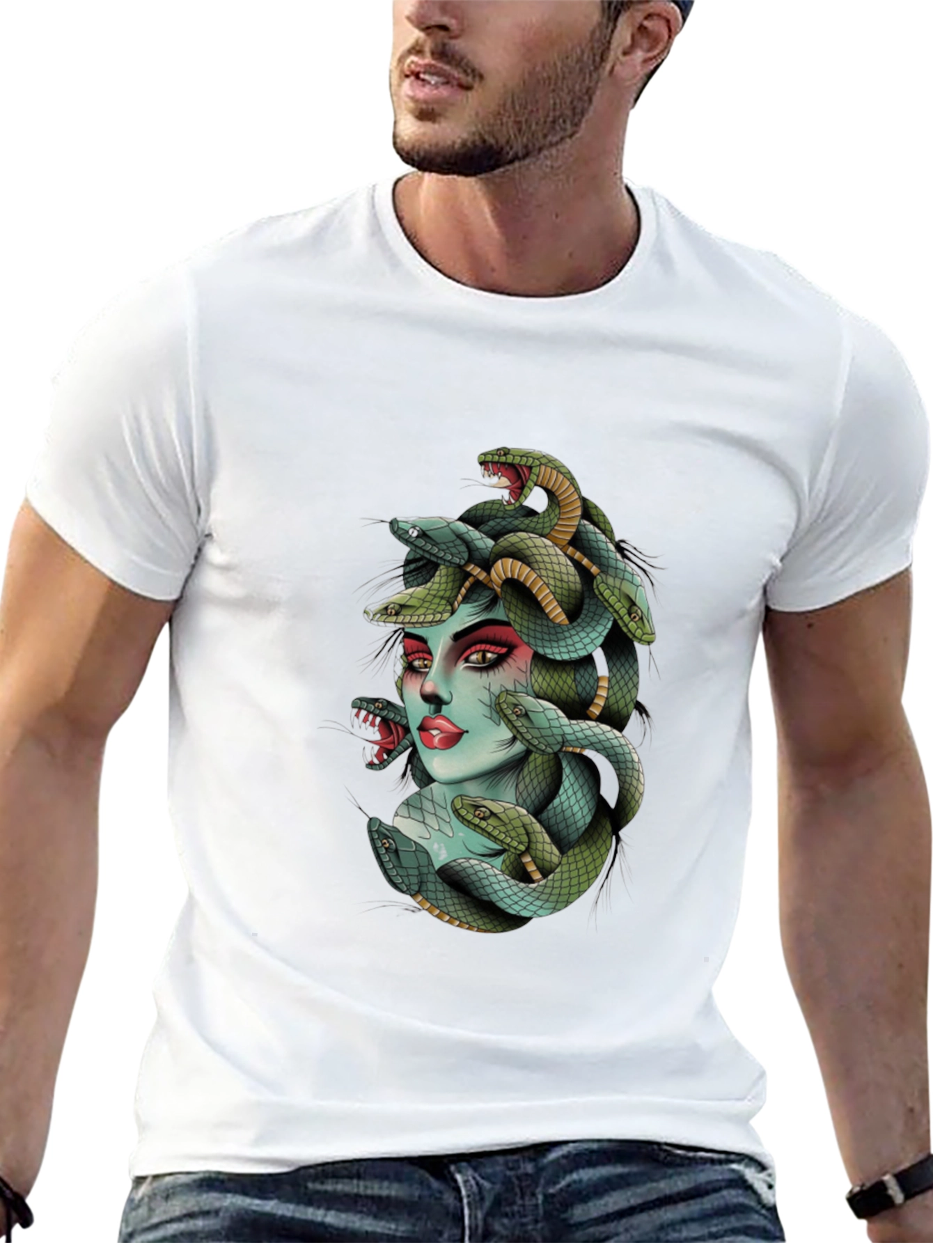 Medusa Graphic Tee - Serpent Style