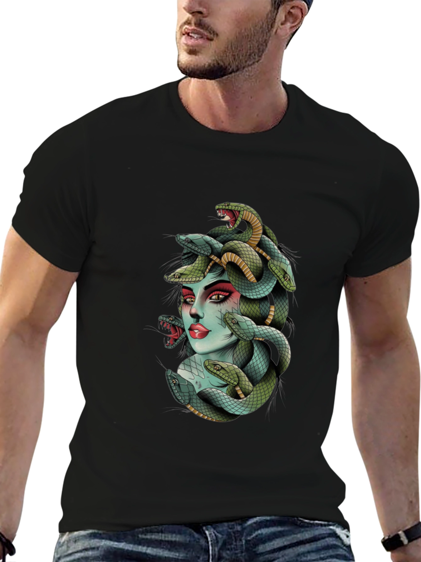 Medusa Graphic Tee - Serpent Style