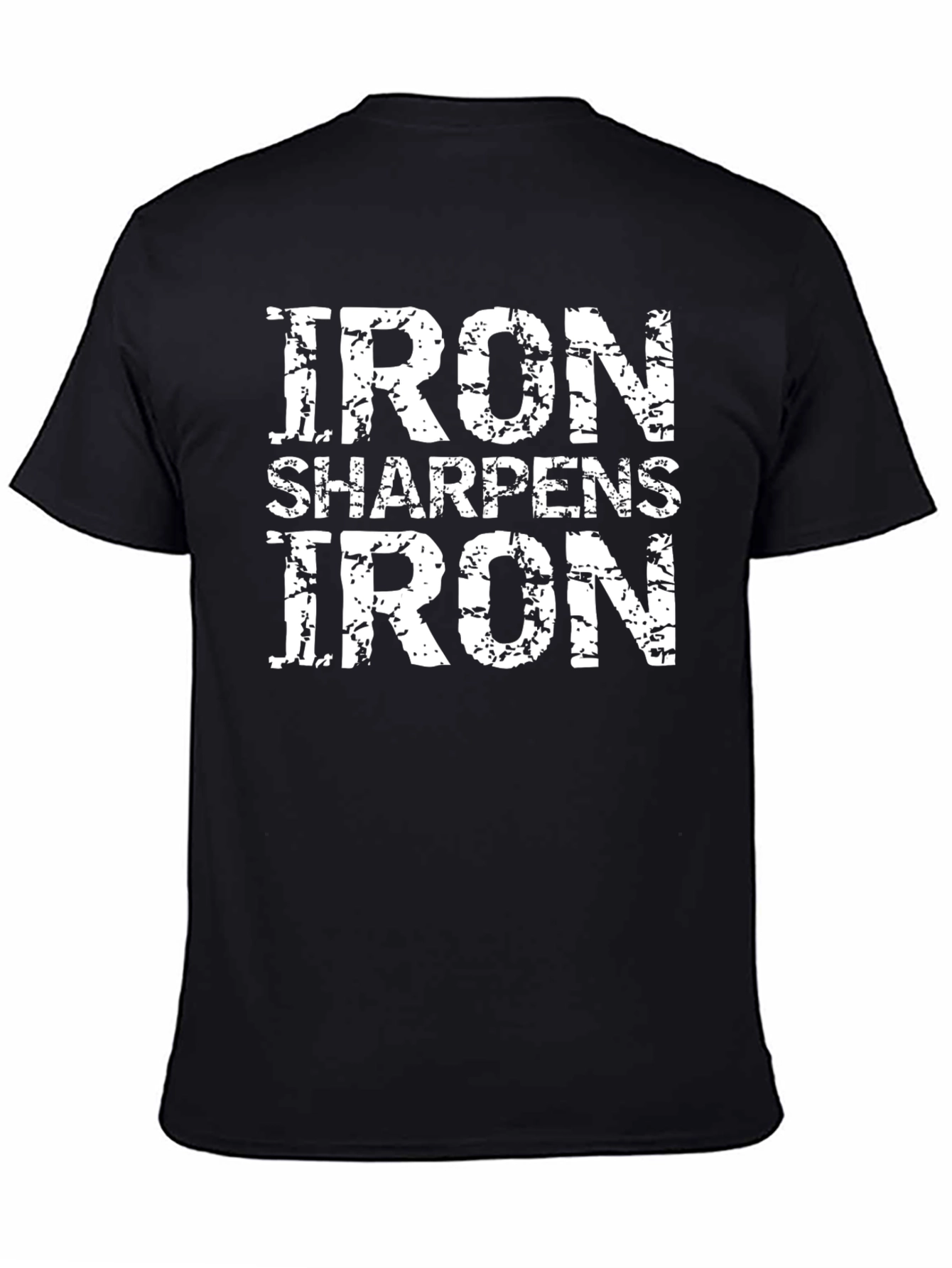 Iron Sharpens Iron Black Graphic Tee
