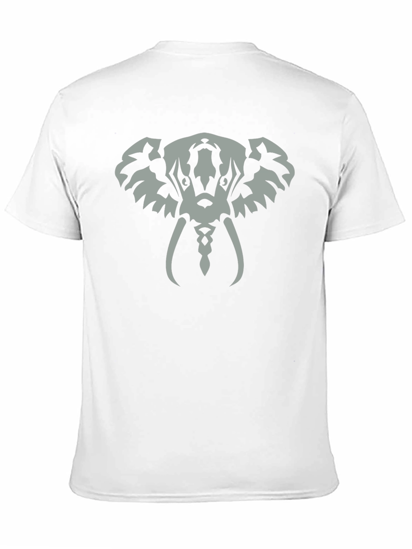 Elephant Graphic Tee - Black Cotton T-Shirt