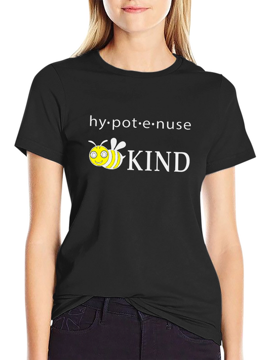 Hypotenuse Bee Kind T-Shirt - Unisex Black Tee