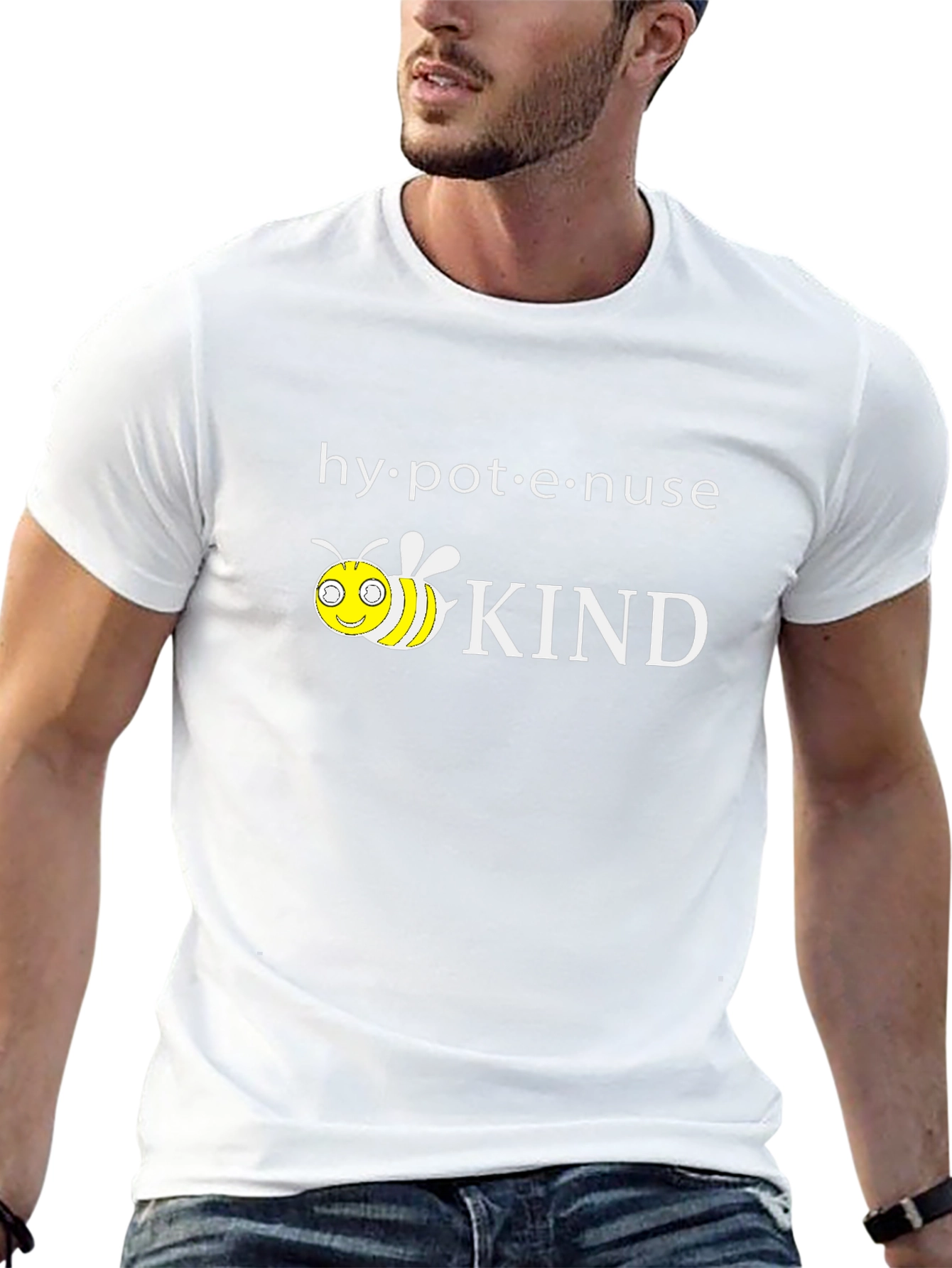 Hypotenuse Bee Kind T-Shirt - Unisex Black Tee