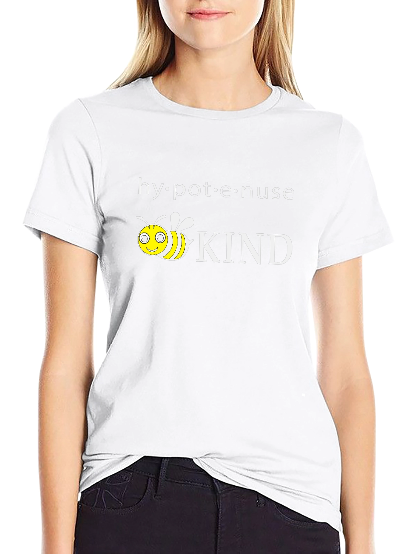 Hypotenuse Bee Kind T-Shirt - Unisex Black Tee