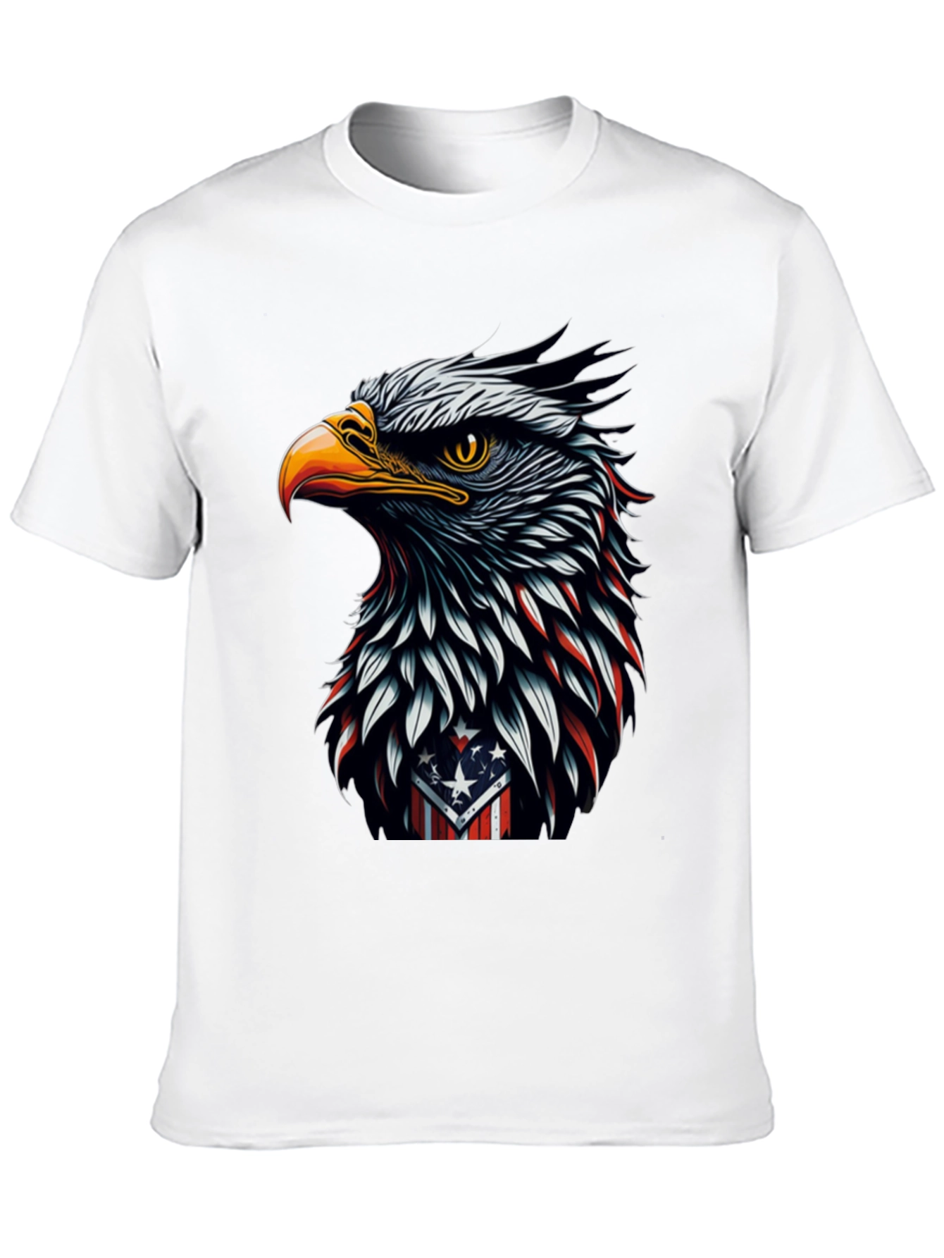 Patriotic Eagle Graphic T-Shirt