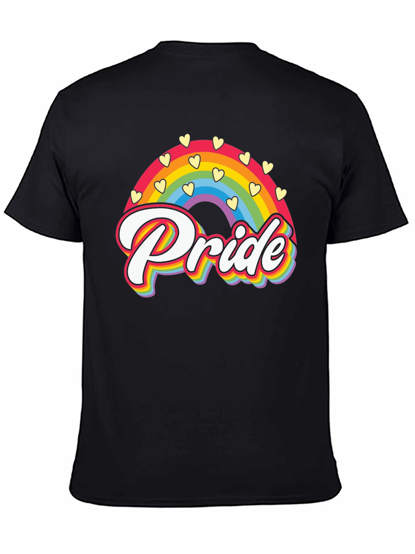 Pride Rainbow Heart Graphic Tee
