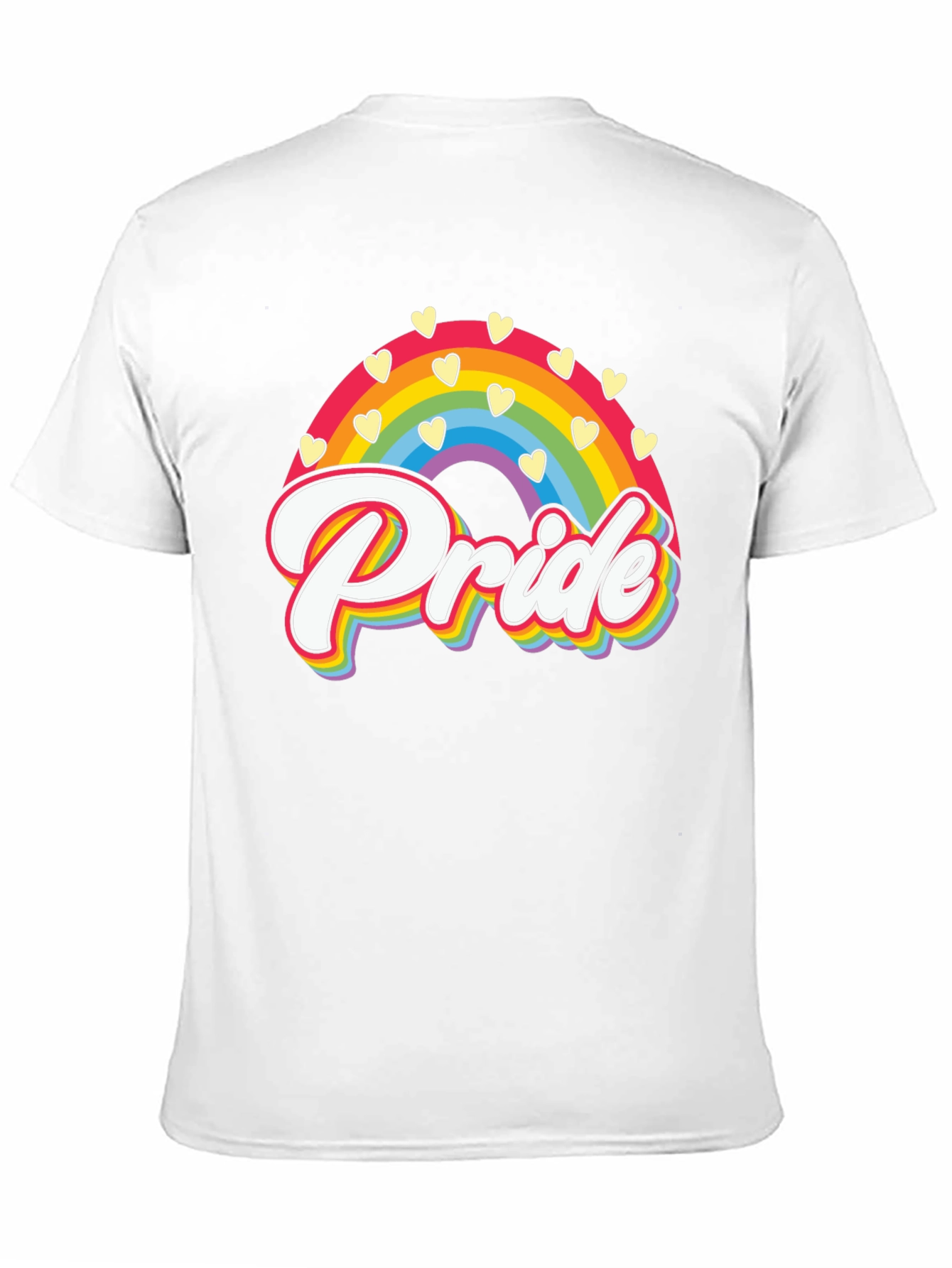 Pride Rainbow Heart Graphic Tee