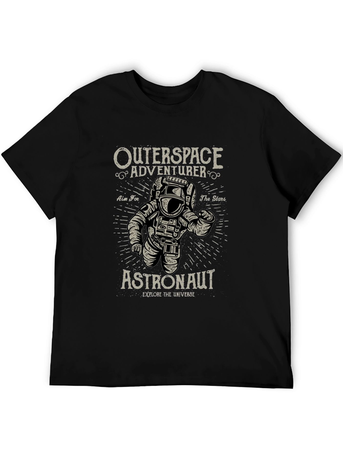 Outerspace Astronaut Graphic T-Shirt