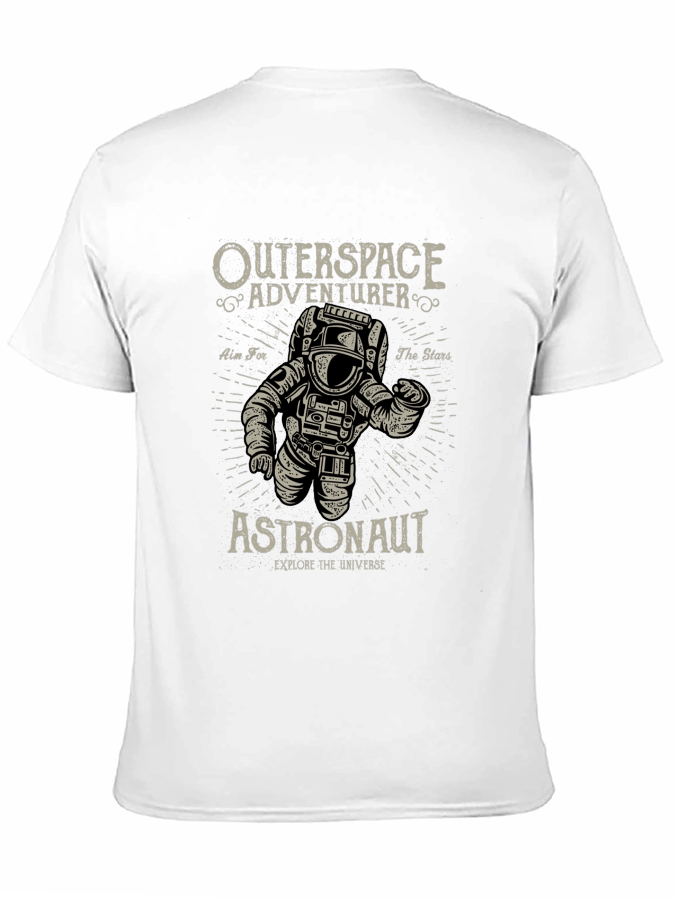 Outerspace Astronaut Graphic T-Shirt