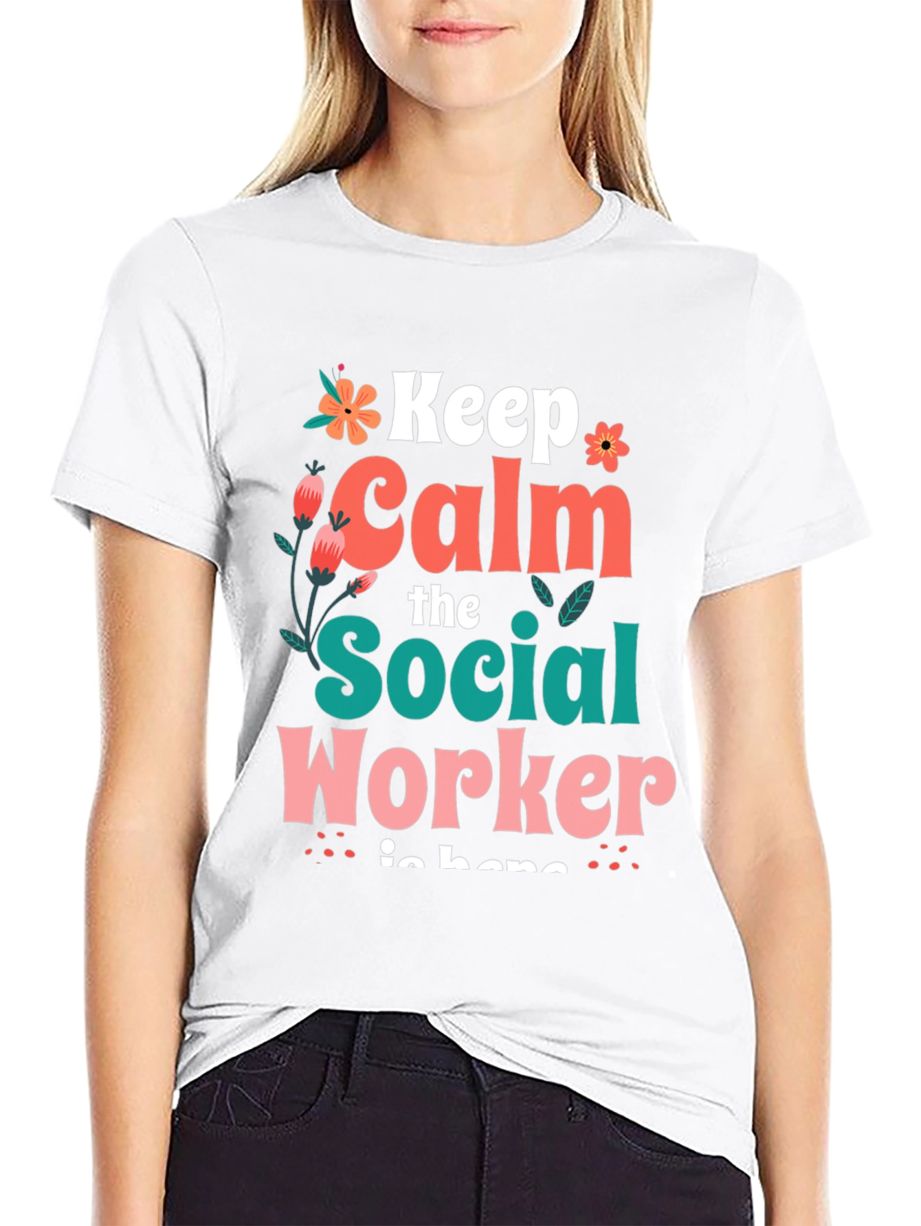 Keep Calm Social Worker T-Shirt - Unisex