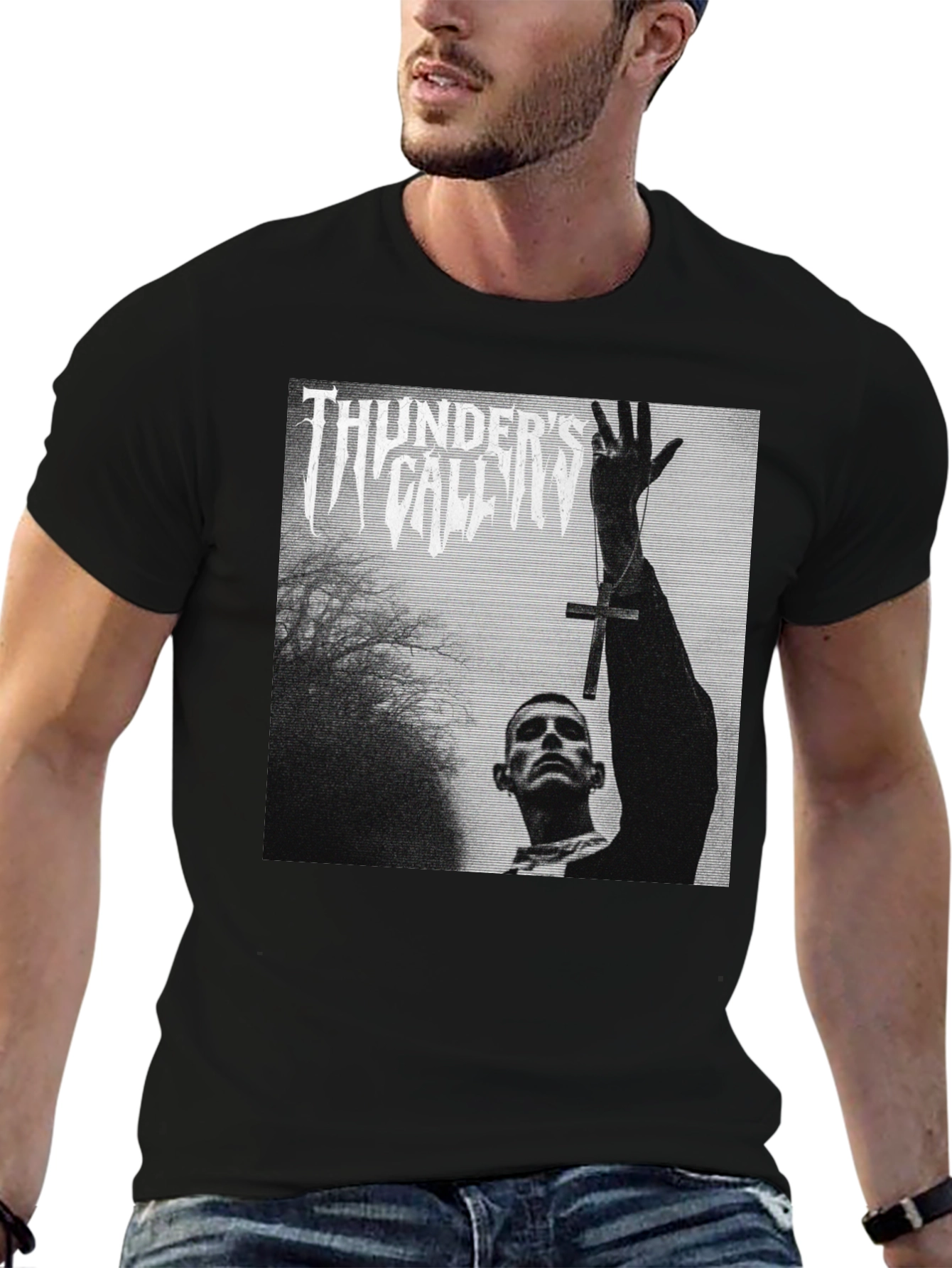 Thunders Call T-Shirt - Black Graphic Tee
