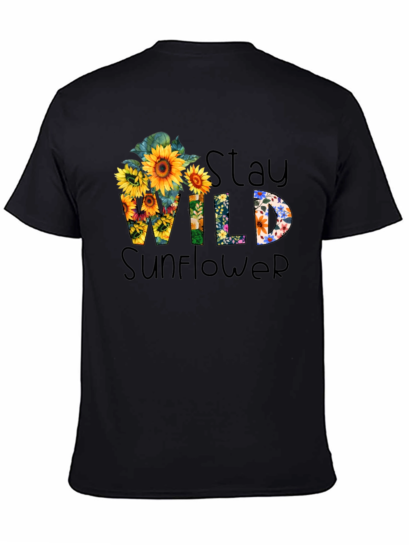 Stay Wild Sunflower Graphic Tee