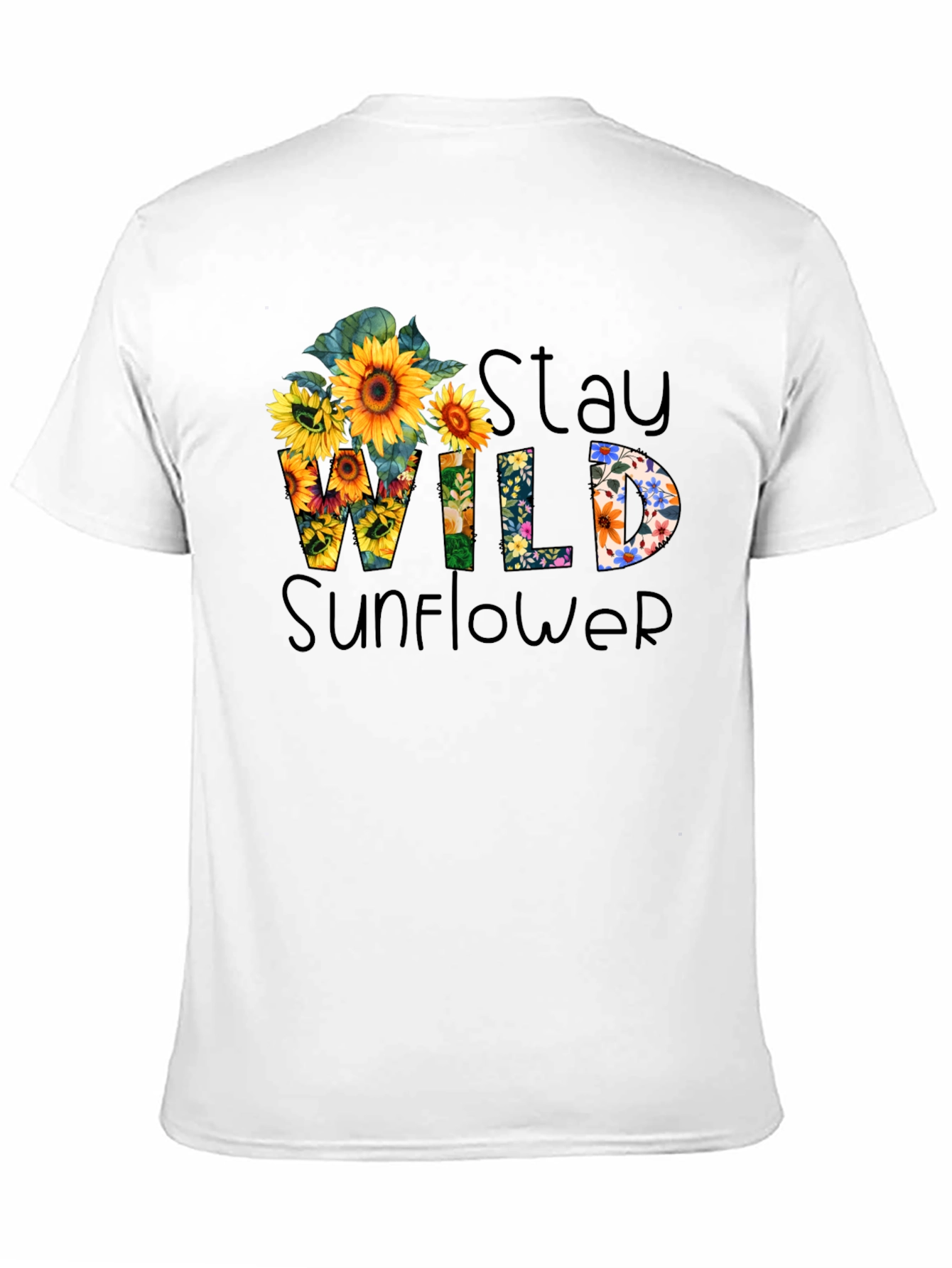 Stay Wild Sunflower Graphic Tee