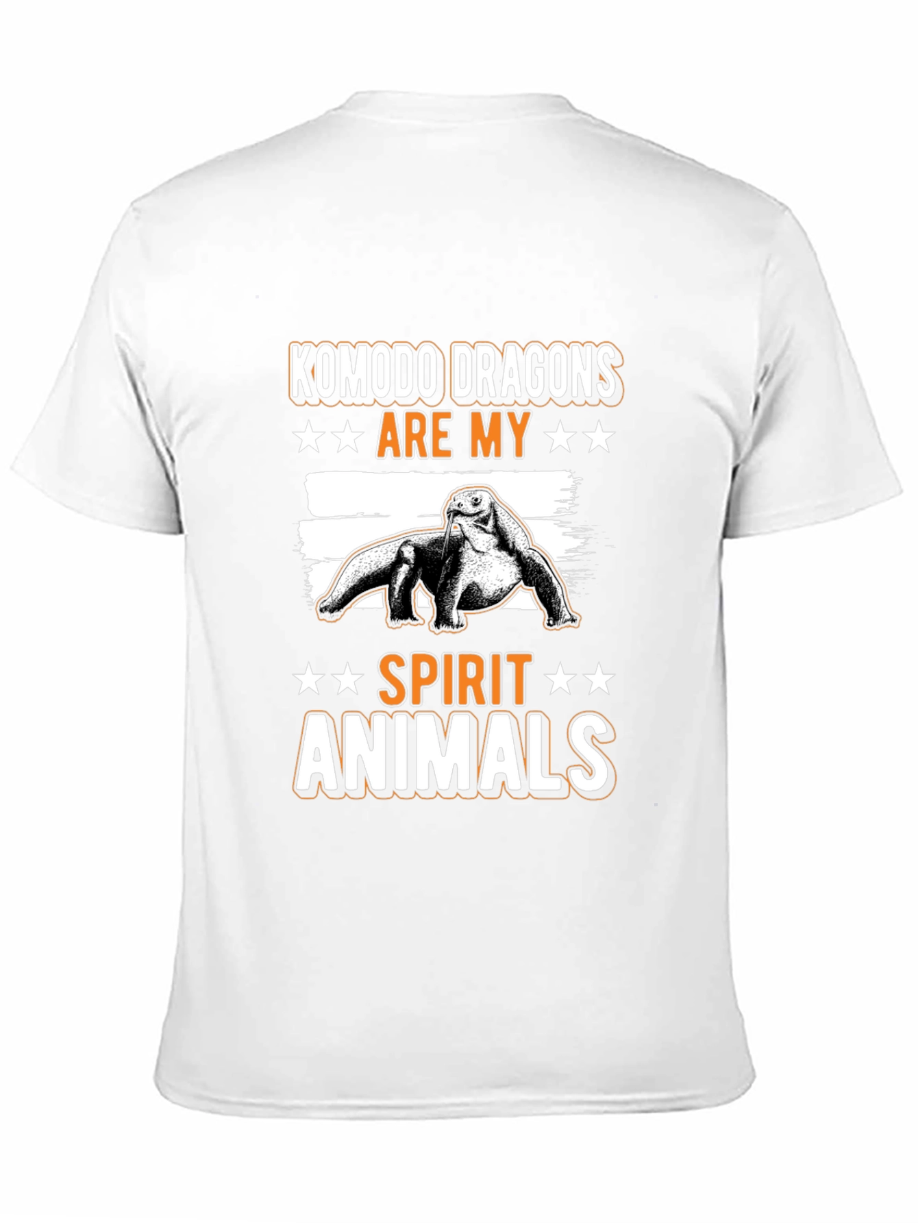 Komodo Dragon Spirit Animal Graphic Tee - Black